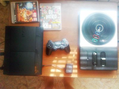 Лот: 3150076. Фото: 1. ps3 12 gb , dj hero +mortal kombat... Игровые приставки, консоли
