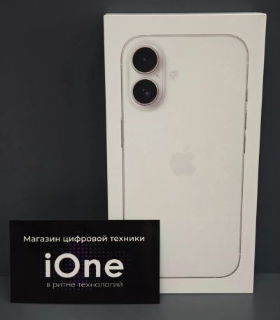 Лот: 24422762. Фото: 1. iPhone 16 128Gb White (Новый). Смартфоны