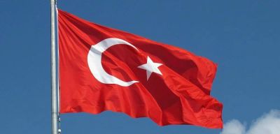 Лот: 11492622. Фото: 1. Флаг Турции 150 на 90 см. Флаги, гербы