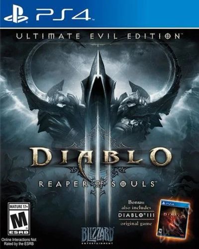 Лот: 6503178. Фото: 1. Diablo III Reaper Of Souls PS4... Игры для консолей
