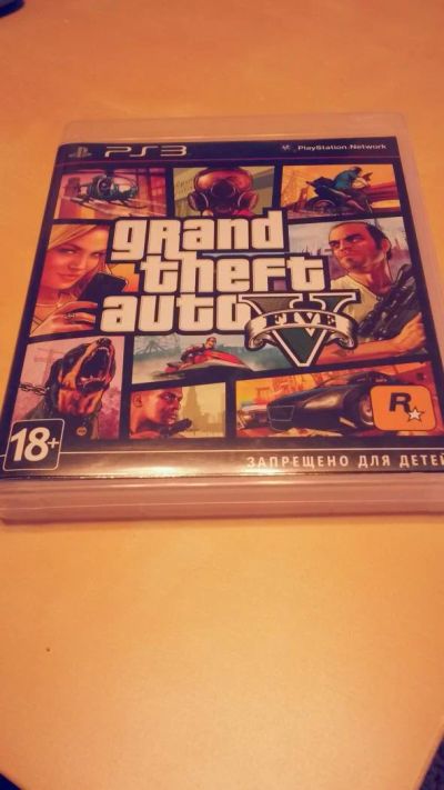 Лот: 5156159. Фото: 1. GTA 5 на PS3 диск. Игры для консолей