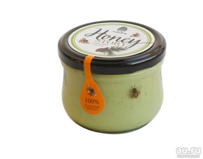 Лот: 13825952. Фото: 1. Крем-мёд с хвоёй, 220 г. Мёд, продукты пчеловодства