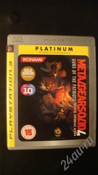 Лот: 675522. Фото: 1. metal gear solid 4: guns of the... Игры для консолей