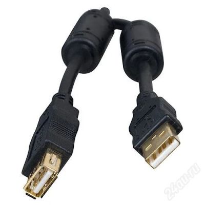 Лот: 1569790. Фото: 1. Кабель USB 2.0 AM/AF - USB удлинитель... Шлейфы, кабели, переходники