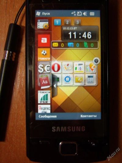 Лот: 3786075. Фото: 1. Samsung Omnia LITE GT-B7300 (комплект... Смартфоны