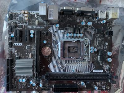 Лот: 16295323. Фото: 1. Материнская плата MSI H110M PRO-VD... Материнские платы