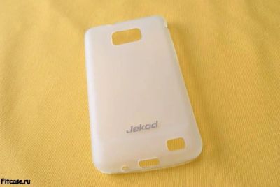 Лот: 4427125. Фото: 1. чехол силиконовый белый samsung... Чехлы, бамперы