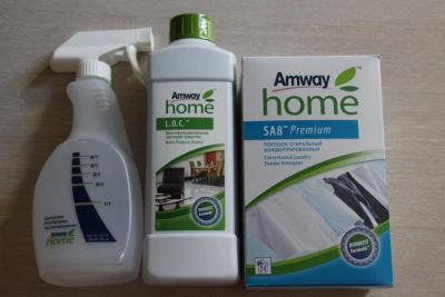 Лот: 5358104. Фото: 1. amway (амвей) порошок стиральный... Бытовая химия