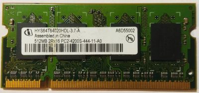 Лот: 731588. Фото: 1. Модуль памяти SO DIMM DDR2 512Mb... Оперативная память