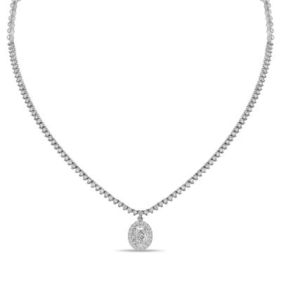 Лот: 24357031. Фото: 1. Колье с бриллиантами. Колье