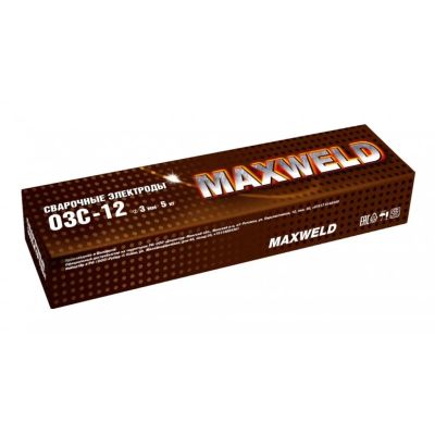 Лот: 24079549. Фото: 1. Электроды Maxweld, ОЗС-12, 3 мм... Электроды, проволока для сварки
