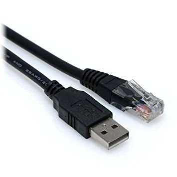 Лот: 3746663. Фото: 1. Кабель USB to RJ45 для управления... Шлейфы, кабели, переходники