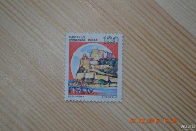 Лот: 12490354. Фото: 1. Марка Италии 1980г. из серии Замки... Марки