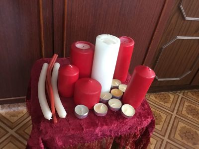 Лот: 18022509. Фото: 1. Свечи большие и маленькие. Свечи