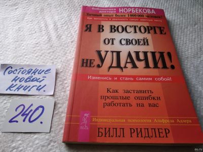 Лот: 17620771. Фото: 1. оз...(04..11) Ридлер Б. Я в восторге... Психология