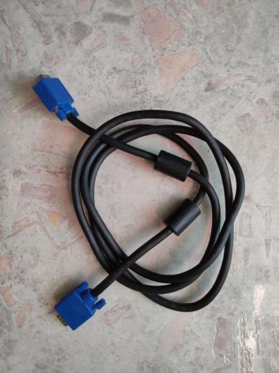 Лот: 18415900. Фото: 1. Кабель VGA-VGA, 1,8 метра. Шлейфы, кабели, переходники