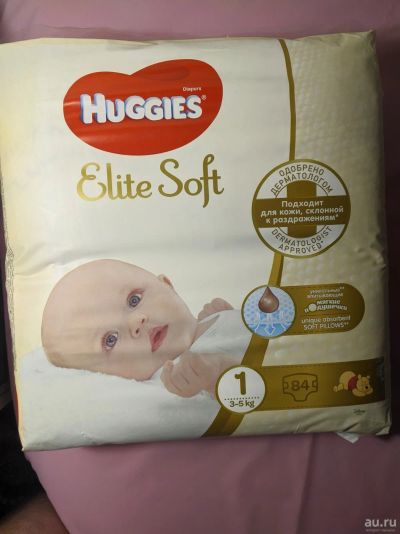 Лот: 16305912. Фото: 1. Huggies Elite Soft для новорожденных... Детская гигиена