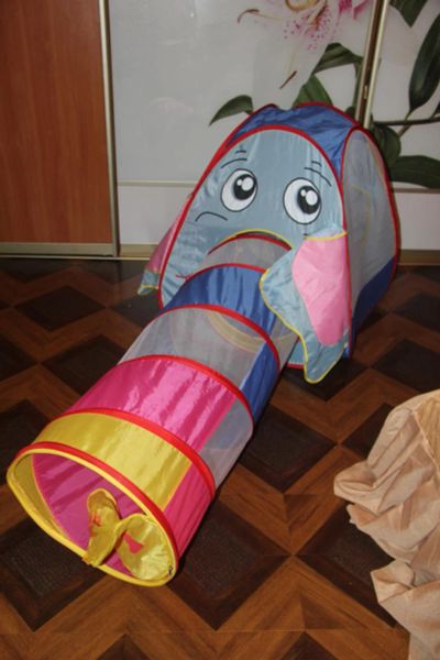 Лот: 6779775. Фото: 1. Детская палатка с тоннелем. Игровые домики, палатки