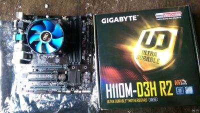 Лот: 15558986. Фото: 1. Материнская плата Gigabyte ga-H110M-D3H... Материнские платы