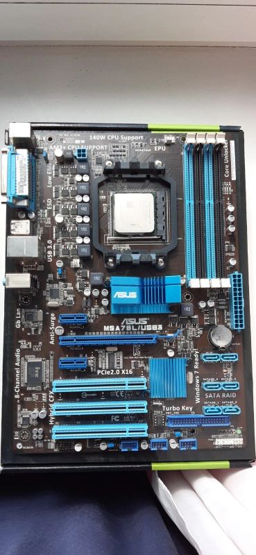 Лот: 16071937. Фото: 1. Материнская плата asus M5A78L... Материнские платы