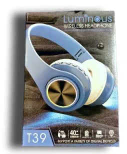 Лот: 21375694. Фото: 1. Наушники Bluetooth накладные с... Наушники, гарнитуры