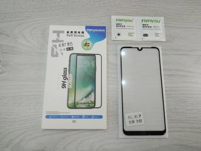 Лот: 13698666. Фото: 1. Защитное стекло с рамкой для Xiaomi... Защитные стёкла, защитные плёнки