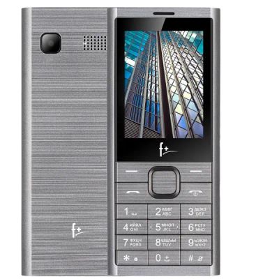 Лот: 22221394. Фото: 1. Телефон F+ B241 Dark Grey. Кнопочные мобильные телефоны