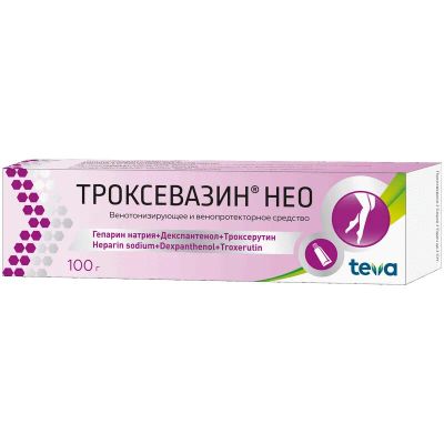 Лот: 24620798. Фото: 1. Троксевазин Нео гель для наружного... Лекарства