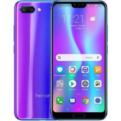 Лот: 13907655. Фото: 1. Honor 10 Blue 4/128. Смартфоны