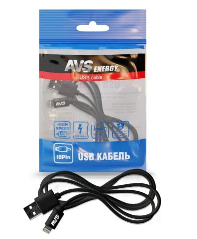 Лот: 20584133. Фото: 1. Кабель AVS для iphone 5/6/7 (1м... Электроприборы для автомобиля