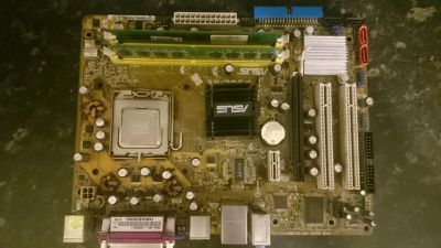 Лот: 12852648. Фото: 1. Материнская плата ASUS P5GC-MX... Материнские платы