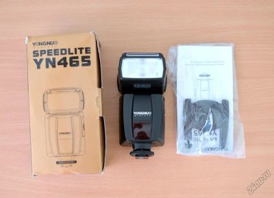 Лот: 5606953. Фото: 1. YongNuo YN-465 TTL Speedlite for... Вспышки, осветители, рассеиватели