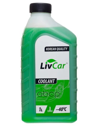 Лот: 24858668. Фото: 1. Livcar Coolant -40 Зеленый (1Л... Масла, жидкости