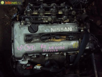 Лот: 5120040. Фото: 1. двигатель sr20de. Двигатель и элементы двигателя