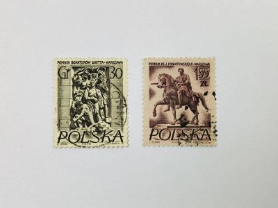 Лот: 23964307. Фото: 1. Памятники Варшавы. Памятник героям... Марки