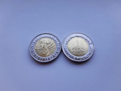 Лот: 17458848. Фото: 1. Египет 1 фунт 2021 г " День полиции... Африка