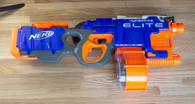 Лот: 17098174. Фото: 1. Бластер Nerf Elite Hyperfire... Военная тема