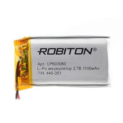 Лот: 21514553. Фото: 1. АКБ LP 603060 1100мАч Robiton14067. Батарейки, аккумуляторы, элементы питания