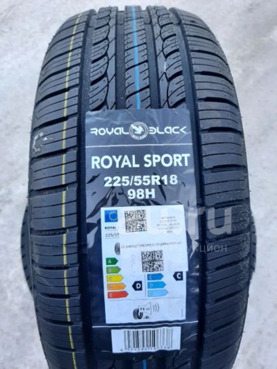 Лот: 21251869. Фото: 1. Летняя резина 225/55 R-18 "Royal... Шины