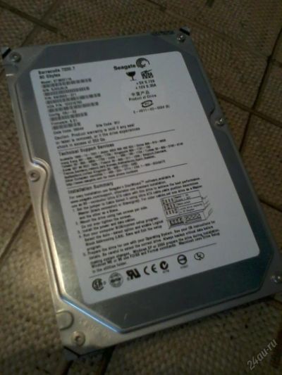 Лот: 5672579. Фото: 1. Винчестер HDD 80Gb (жесткий диск... Жёсткие диски (HDD)