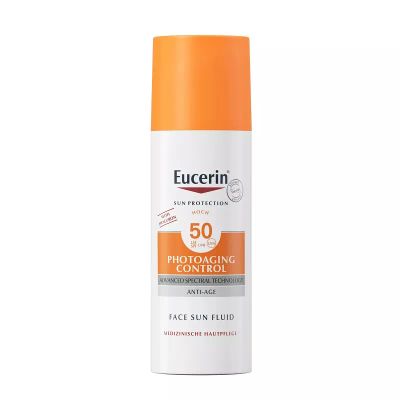 Лот: 23725240. Фото: 1. Eucerin Фотоэйджинг Контрол Флюид... Лекарства