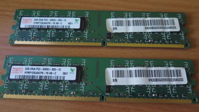 Лот: 14463027. Фото: 1. Оперативная память Hynix PC2-5300... Оперативная память