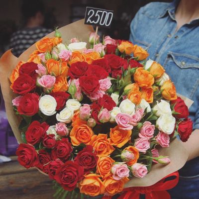 Лот: 7270278. Фото: 1. Сборный букет. Цветы на Щорса... Свежие цветы