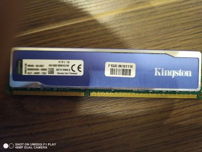 Лот: 16138820. Фото: 1. Kingston HyperX BLU 8GB 1600MHz... Оперативная память