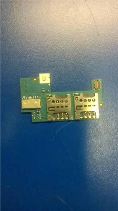 Лот: 10951706. Фото: 1. Коннектор SIM Sony Xperia C2305... Микросхемы и платы
