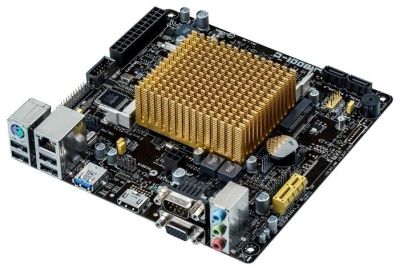 Лот: 4653954. Фото: 1. Мат.плата CPU CelJ1800 Asus J1800I-C... Материнские платы