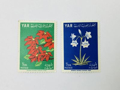 Лот: 23963580. Фото: 1. Цветы. Кринум. Молочай красивейший... Марки
