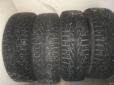Лот: 14569390. Фото: 1. Зимние шины шипы Nokian Nordman... Шины