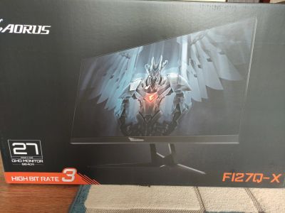 Лот: 17386189. Фото: 1. Gigabyte Aorus FI27Q-X. ЖК-мониторы