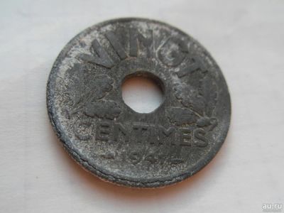 Лот: 10066106. Фото: 1. Франция 20 сантимов, 1941 Номинал... Европа